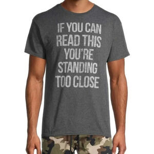 Men's Standing Too Close Graphic T-Shirt (size M)
